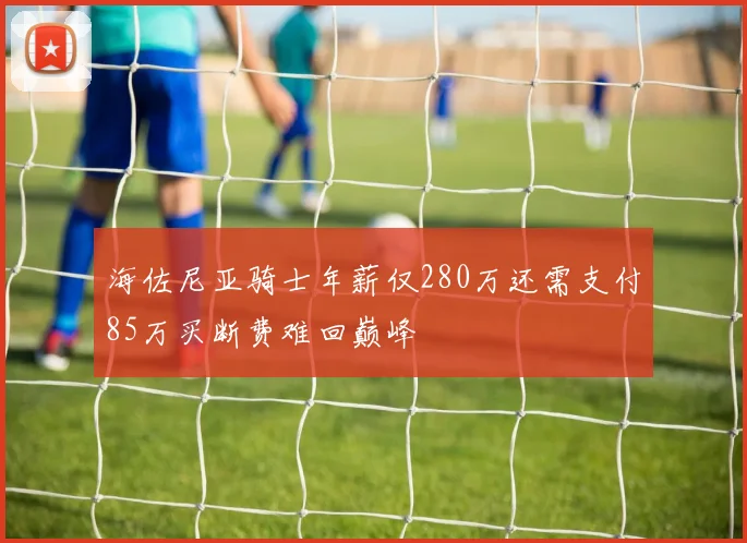 海佐尼亚骑士年薪仅280万还需支付85万买断费难回巅峰